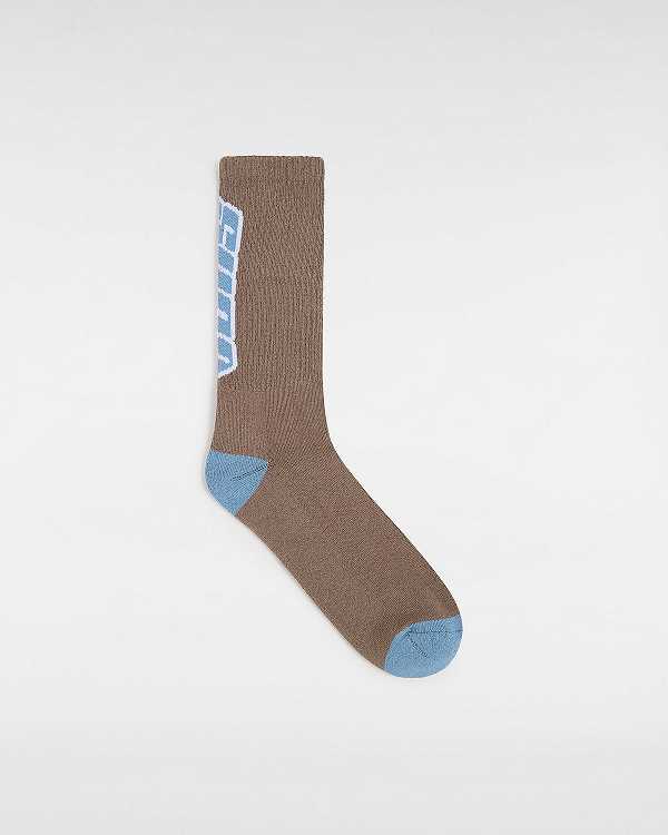 Brown Unisex Vans Faster Crew (1 pair) Socks Canada | VN5731968