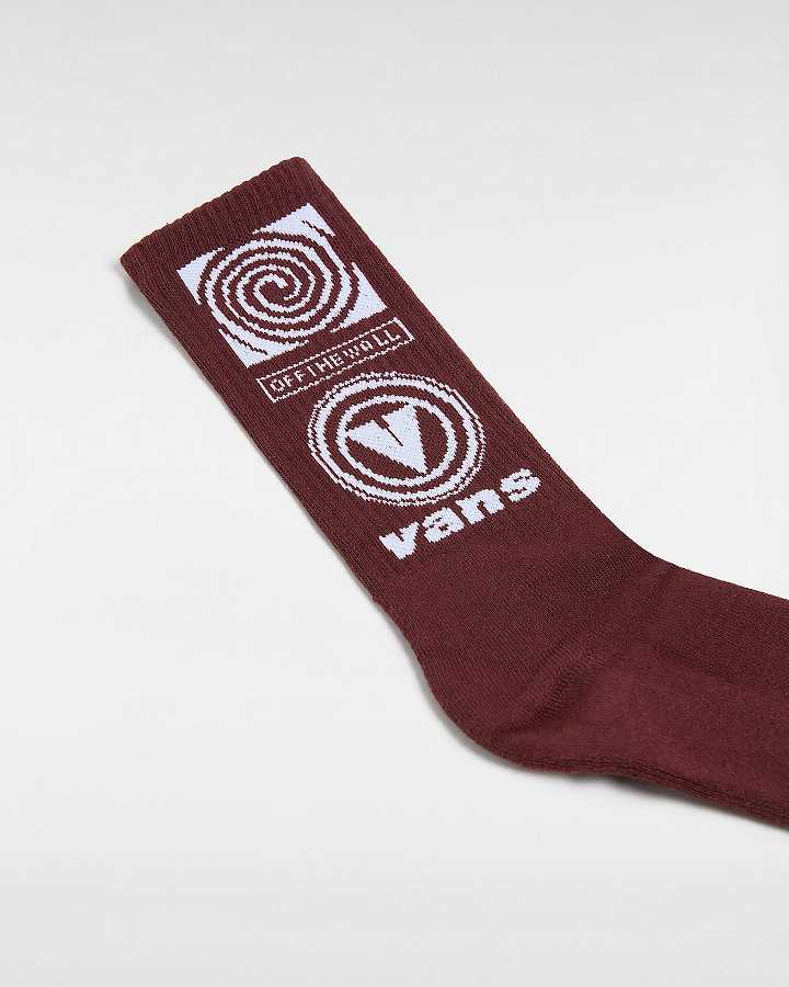 Brown Unisex Vans Faster Crew (1 pair) Socks Canada | VN6735824