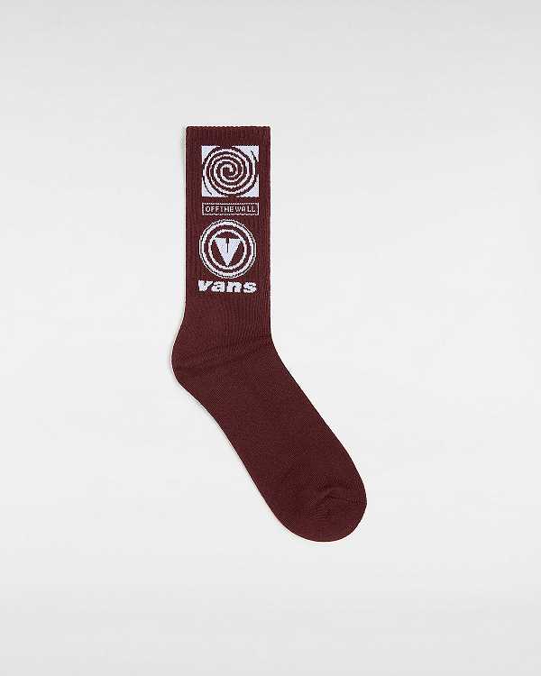 Brown Unisex Vans Faster Crew (1 pair) Socks Canada | VN6735824