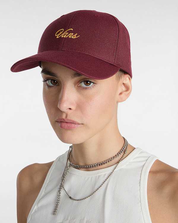 Brown Unisex Vans Fresh Script Structured Jockey Hats Canada | VN6250318