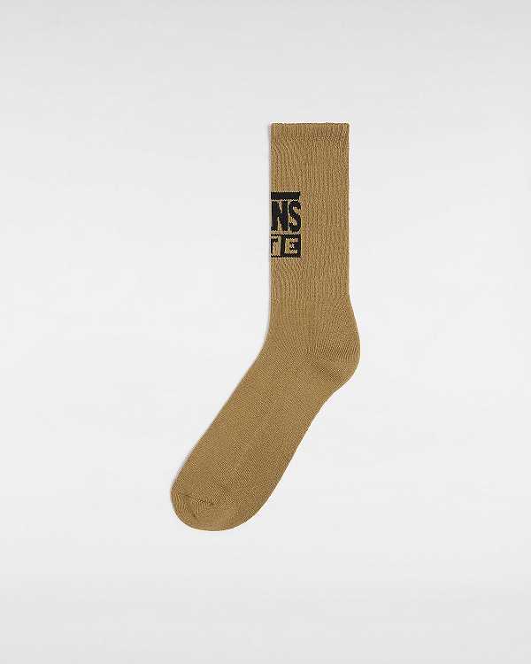 Brown Unisex Vans MTE Crestline Crew (1 Pair) Socks Canada | VN1234580
