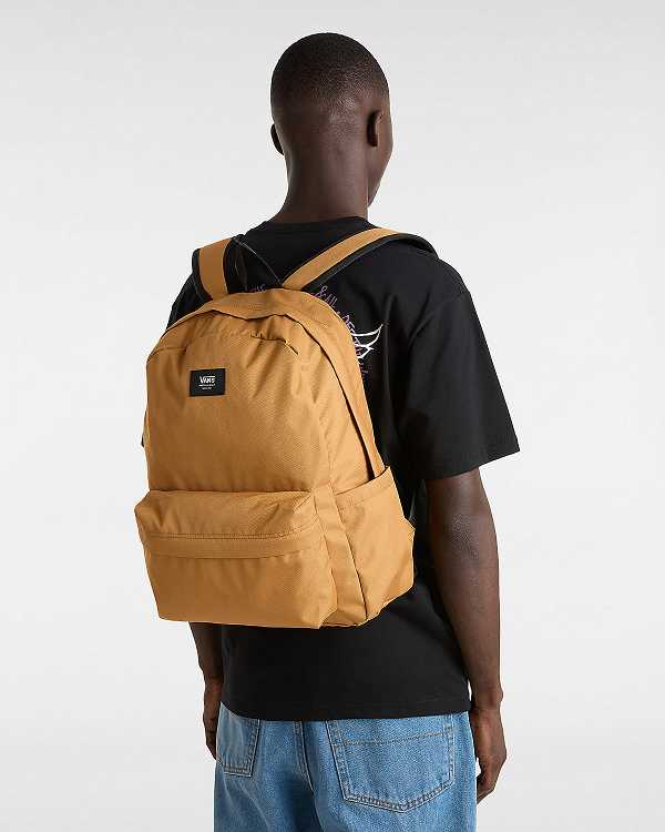 Brown Unisex Vans Old Skool Backpacks Canada | VN6908517