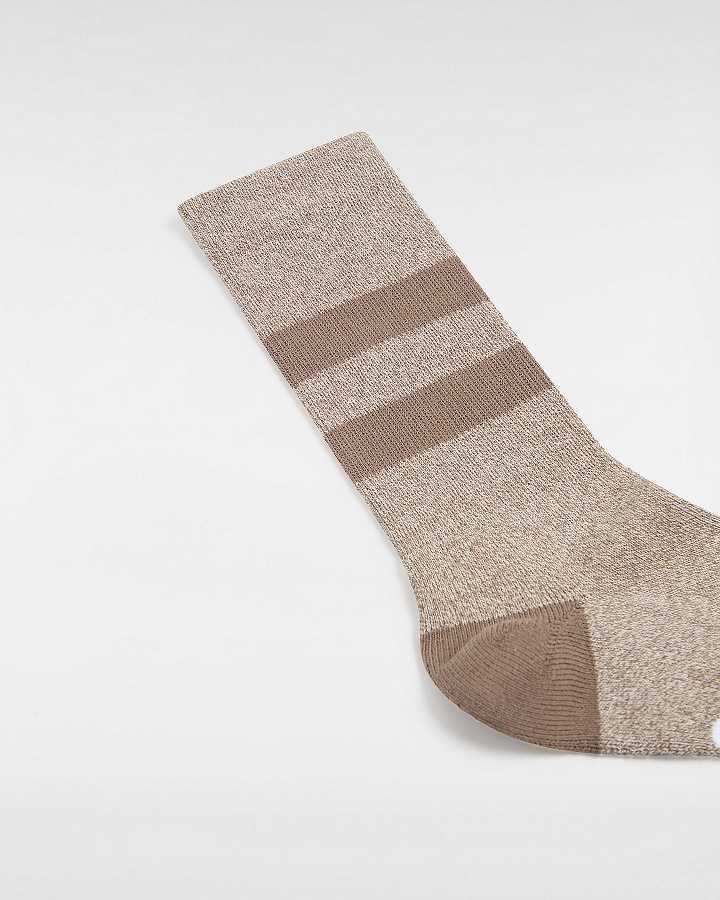 Brown Unisex Vans Original Crew (1 Pair) Socks Canada | VN3280764