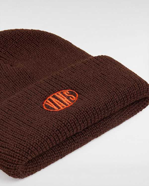 Brown Unisex Vans Spray On Cuff Beanie Canada | VN2830957