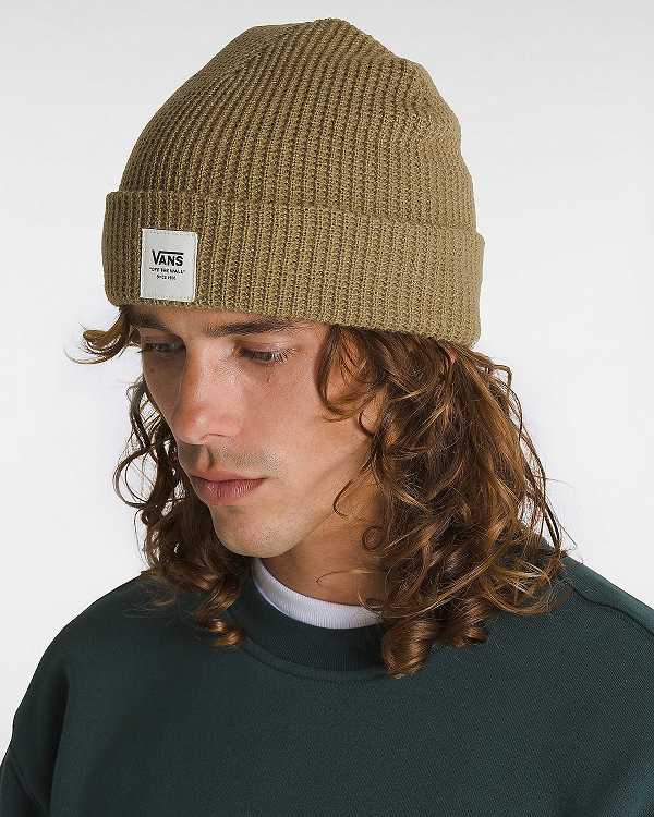 Brown Unisex Vans Waffle Cuff Beanie Canada | VN3862704
