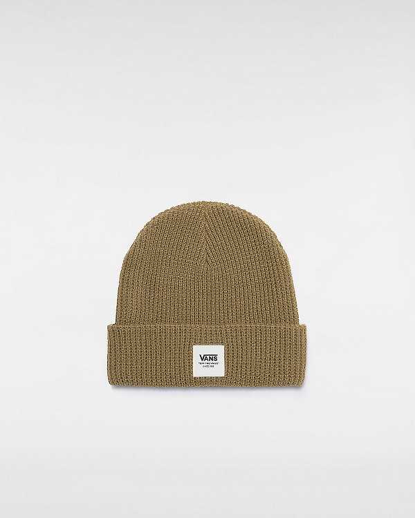 Brown Unisex Vans Waffle Cuff Beanie Canada | VN3862704
