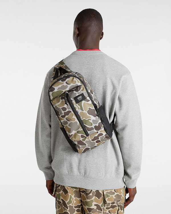 Brown Unisex Vans Warp Crossbody Bag Canada | VN9685143