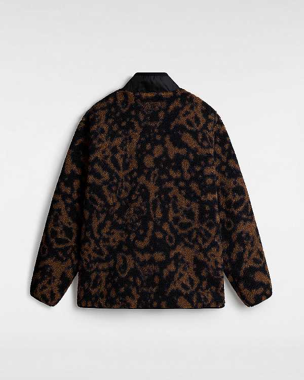 Brown Women Vans Debrusk Loose Sherpa Sweatshirt Canada | VN0138694