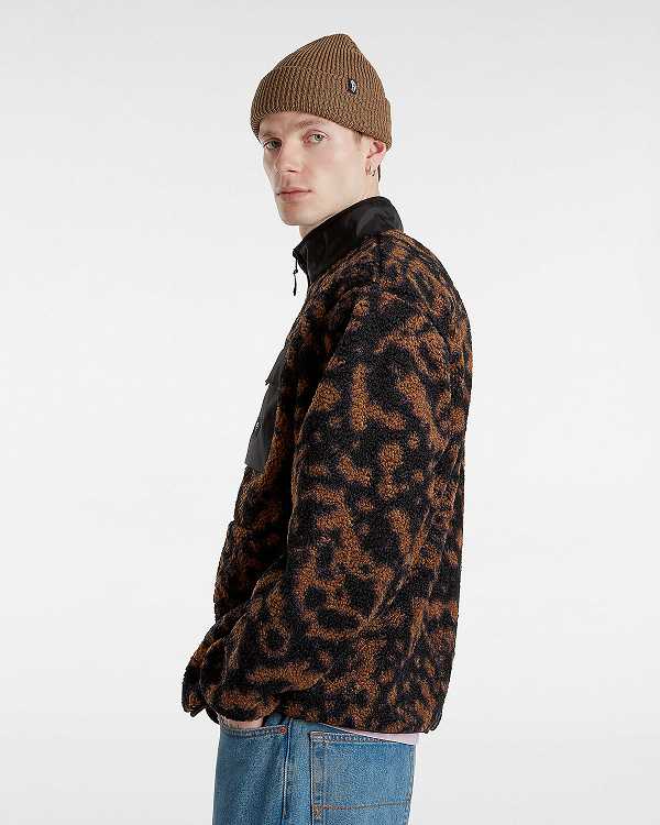 Brown Women Vans Debrusk Loose Sherpa Sweatshirt Canada | VN0138694