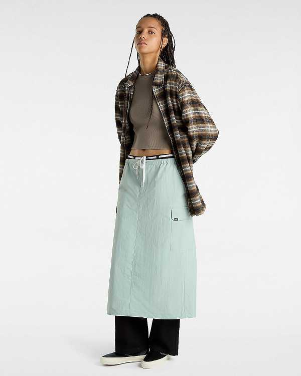 Brown Women Vans Drew Rib Long Sleeve Top T Shirts Canada | VN6143582