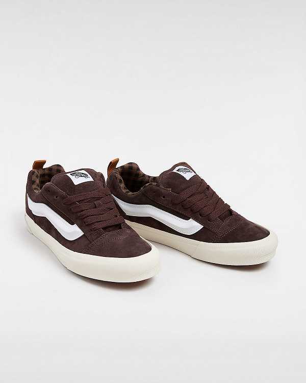 Brown Women Vans Knu Skool Sneakers Canada | VN0321678