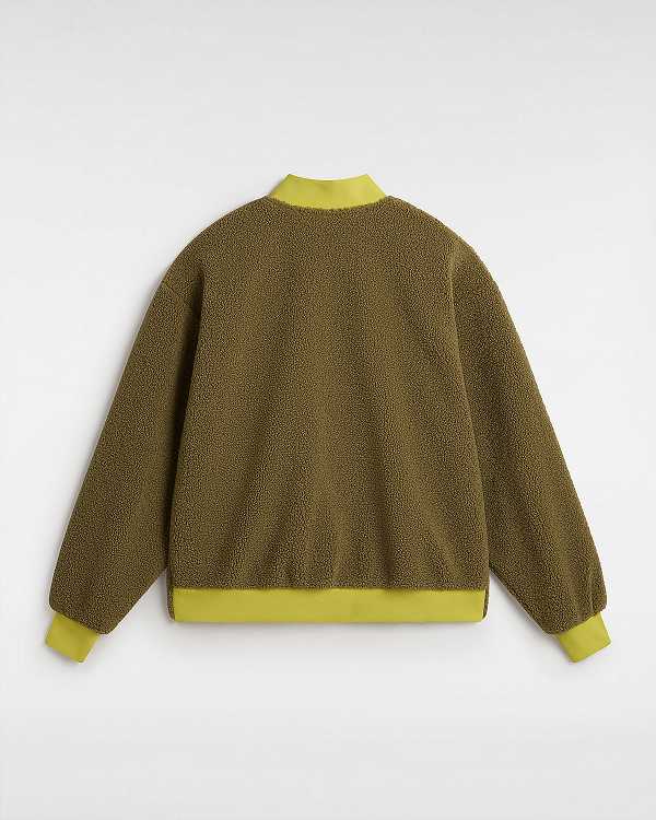 Brown Women Vans Lakehouse Zip Jacket Canada | VN8627491