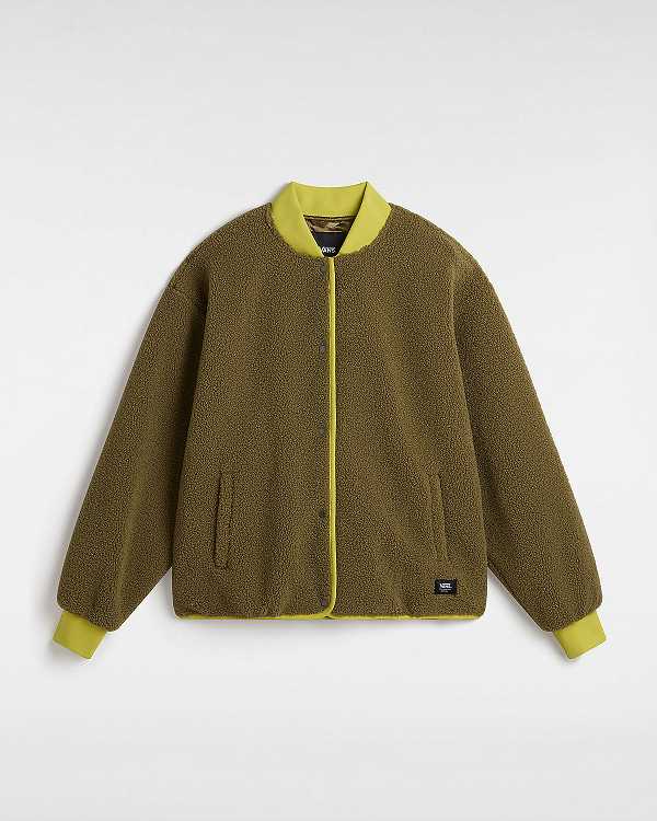 Brown Women Vans Lakehouse Zip Jacket Canada | VN8627491