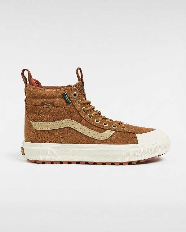 Brown Women Vans MTE Sk8-Hi Waterproof Shoes Canada | VN0856394