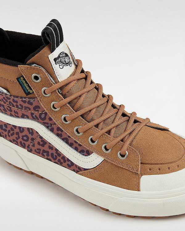 Brown Women Vans MTE Sk8-Hi Waterproof Shoes Canada | VN7031425