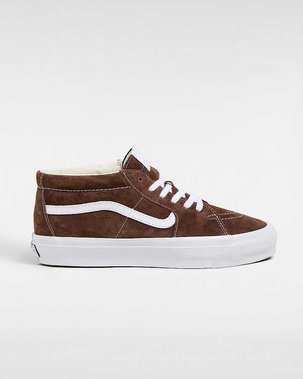 Brown Women Vans Premium Sk8-Mid 83 Sneakers Canada | VN6973205