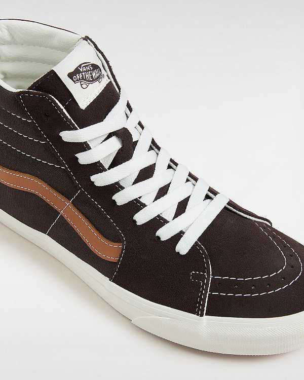 Brown Women Vans Sk8-Hi Skate Shoes Canada | VN2785961