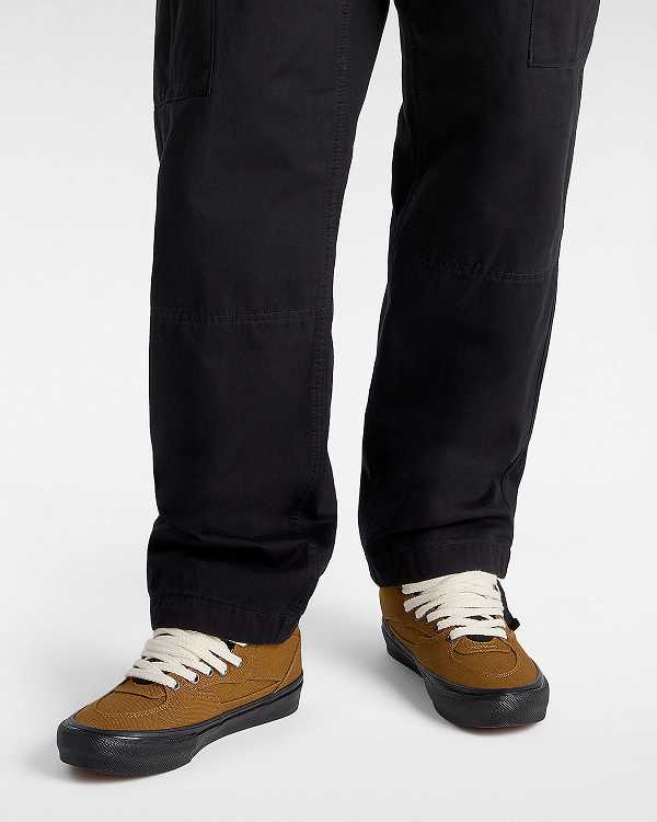 Brown Women Vans Skate Half Cab Duck Canvas Shoes Canada | VN2459137