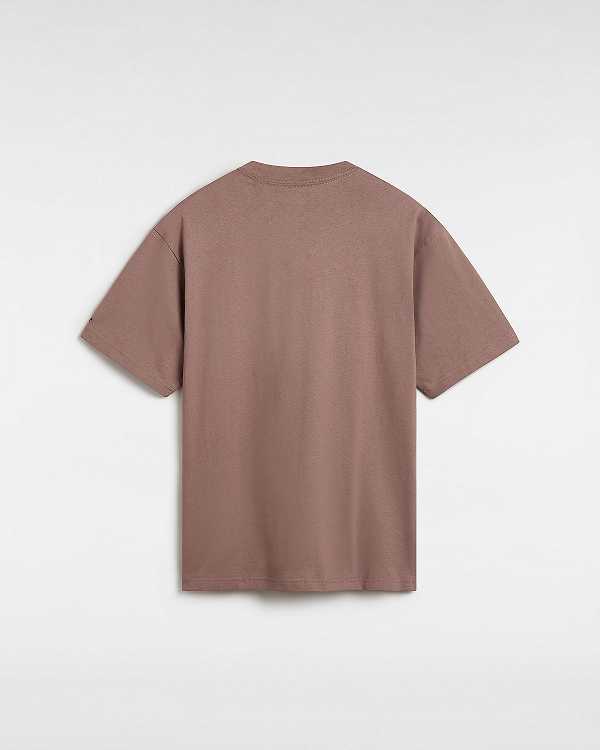 Brown Women Vans Skate Star T Shirts Canada | VN8539140