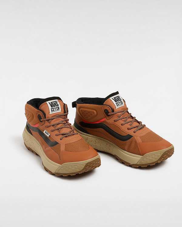 Brown / Orange Men Vans MTE Crosspath Mid Sneakers Canada | VN9028345