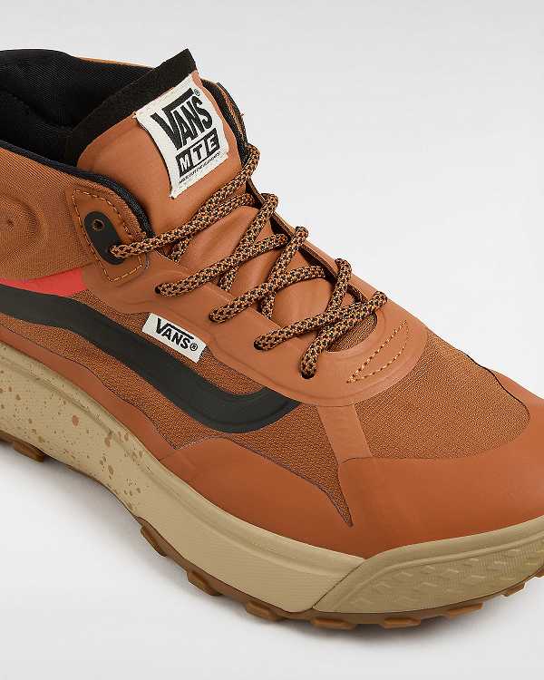 Brown / Orange Men Vans MTE Crosspath Mid Sneakers Canada | VN9028345