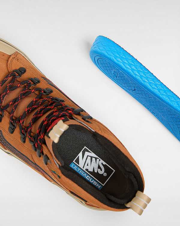 Brown / Orange Men Vans MTE Sk8-Hi DR Waterproof Shoes Canada | VN5289360