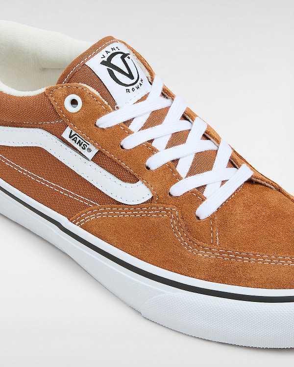 Brown / Orange Women Vans Rowan Skate Shoes Canada | VN1049826