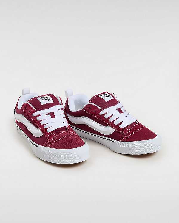 Burgundy Men Vans Knu Skool Sneakers Canada | VN3072196