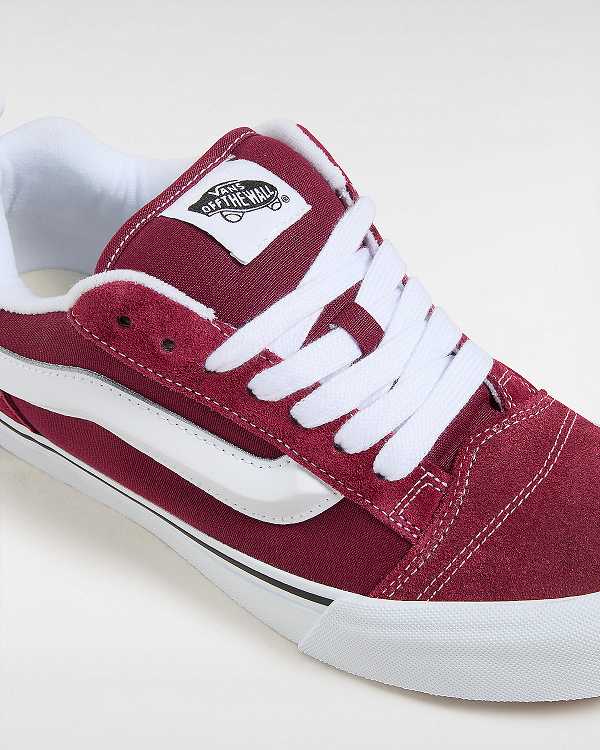 Burgundy Men Vans Knu Skool Sneakers Canada | VN3072196
