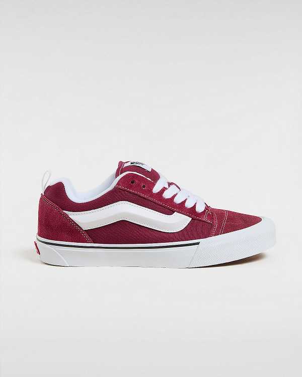 Burgundy Men Vans Knu Skool Sneakers Canada | VN3072196