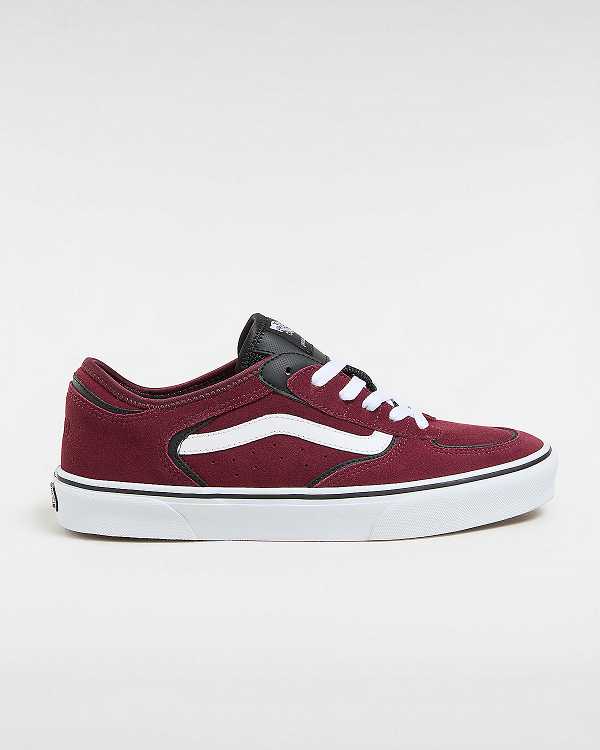 Burgundy Men Vans Rowley Classic Sneakers Canada | VN3875942