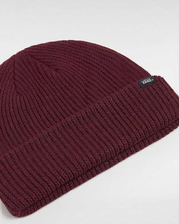 Burgundy Unisex Vans Core Basics Beanie Canada | VN4723015