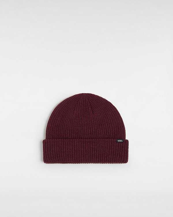 Burgundy Unisex Vans Core Basics Beanie Canada | VN4723015
