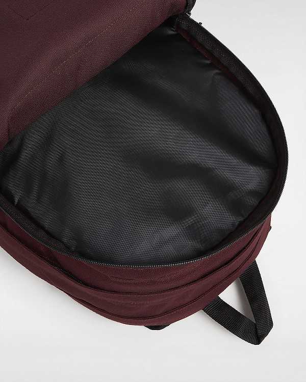 Burgundy Unisex Vans Old Skool Trek Backpacks Canada | VN2108937