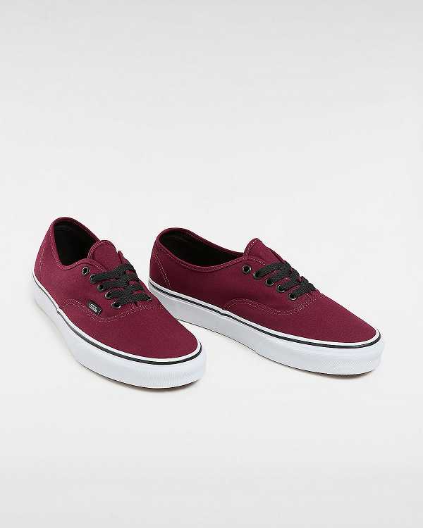 Burgundy Women Vans Authentic Sneakers Canada | VN9328071