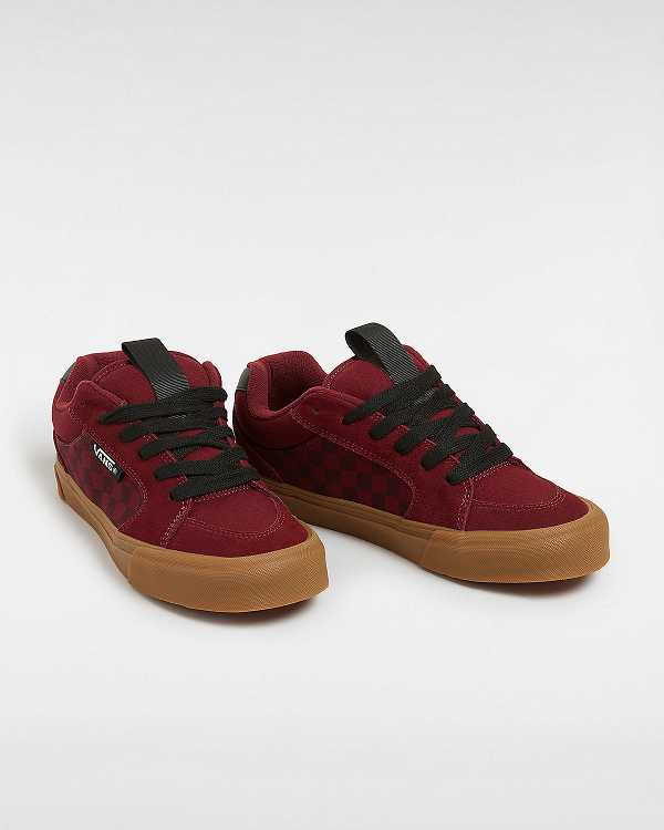 Burgundy Women Vans Chukka Push Sneakers Canada | VN7052643