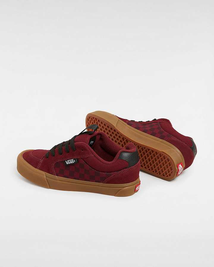 Burgundy Women Vans Chukka Push Sneakers Canada | VN7052643