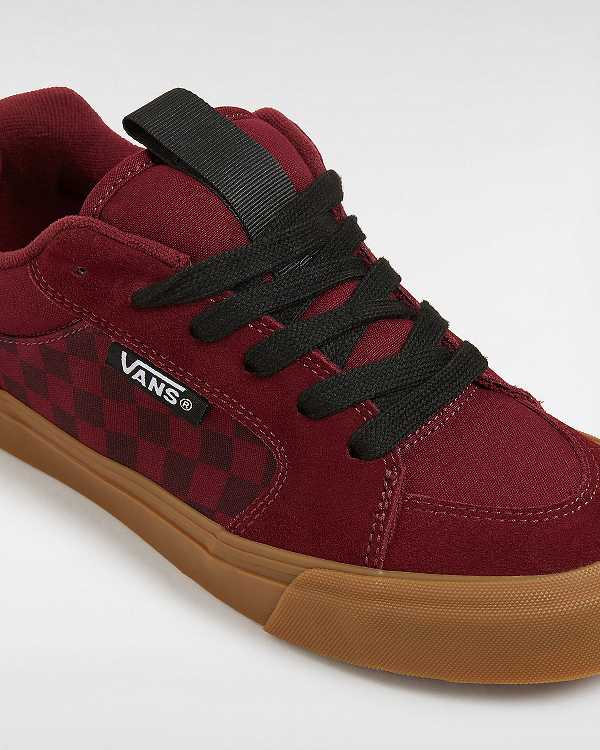 Burgundy Women Vans Chukka Push Sneakers Canada | VN7052643