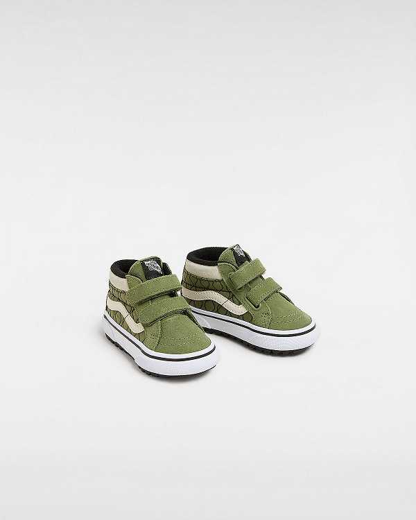 Green Kids' Vans MTE Sk8-Mid Reissue Hook and Loop (1-4 Years) Sneakers Canada | VN7512493