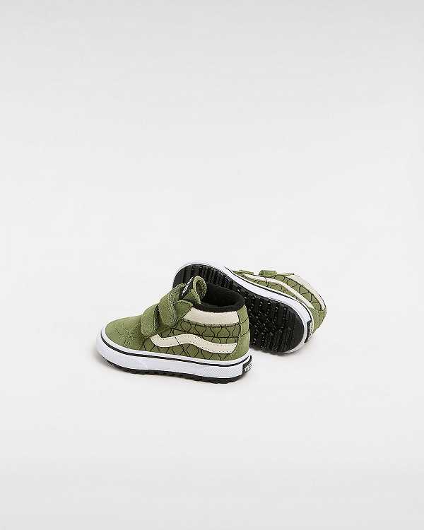 Green Kids' Vans MTE Sk8-Mid Reissue Hook and Loop (1-4 Years) Sneakers Canada | VN7512493