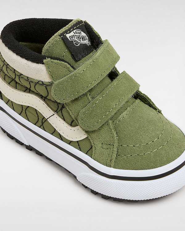 Green Kids' Vans MTE Sk8-Mid Reissue Hook and Loop (1-4 Years) Sneakers Canada | VN7512493
