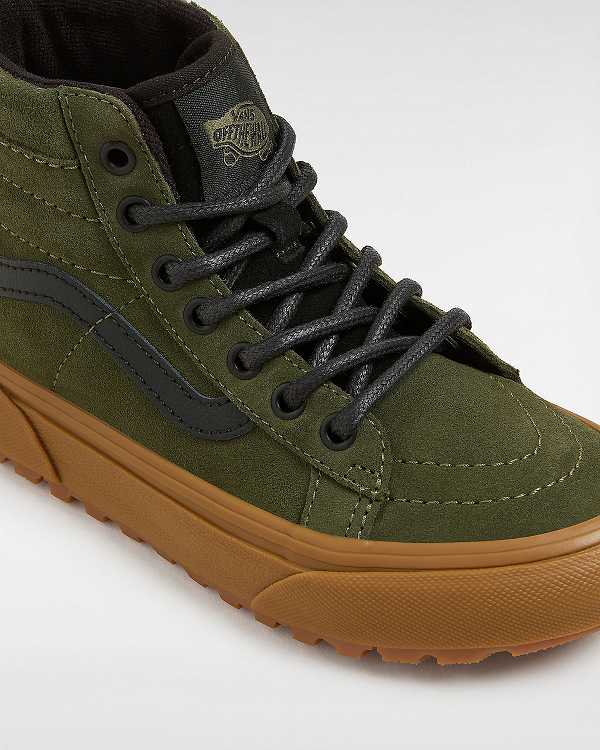 Green Kids' Vans Metallic Pop MTE Sk8-Hi (4-8 Years) Sneakers Canada | VN2053476