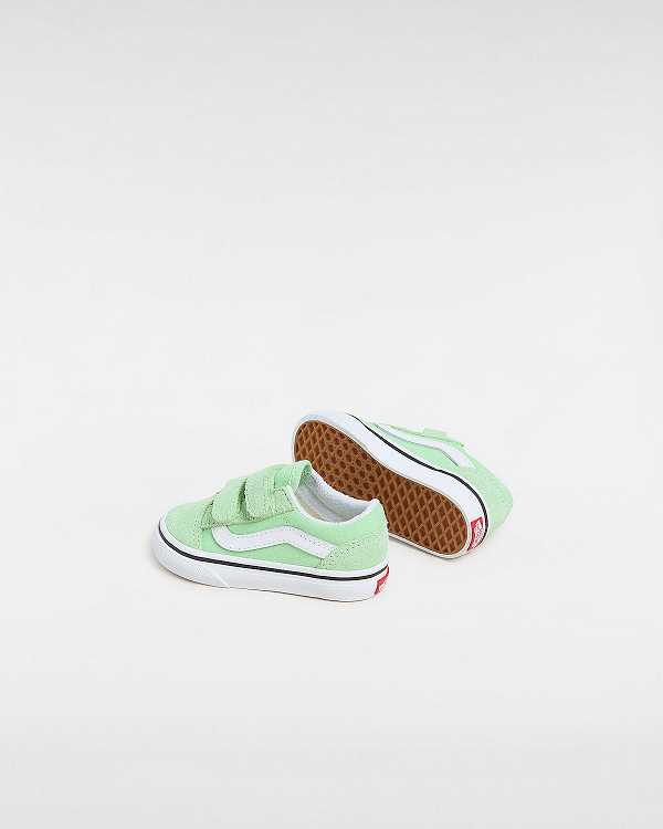 Green Kids' Vans Old Skool (1-4 Years) Sneakers Canada | VN4520983