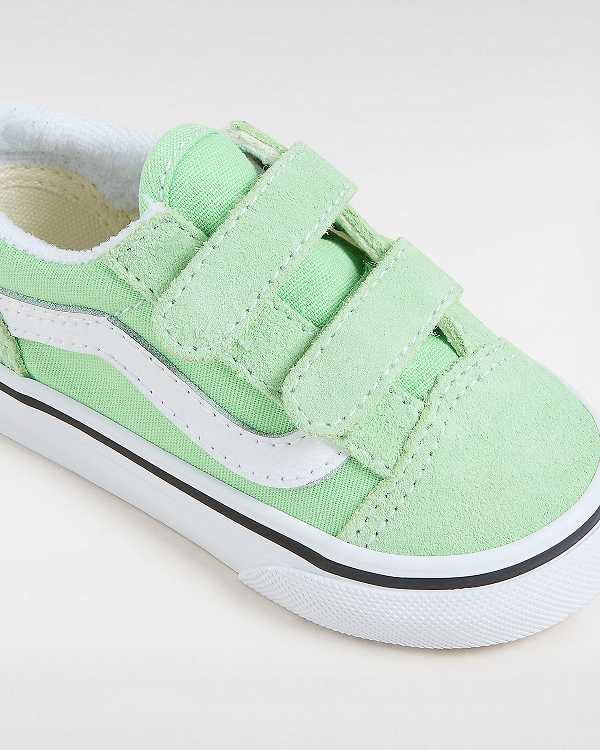 Green Kids' Vans Old Skool (1-4 Years) Sneakers Canada | VN4520983