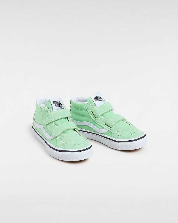 Green Kids' Vans SK8-Mid Reissue (4-8 years) Sneakers Canada | VN5734692