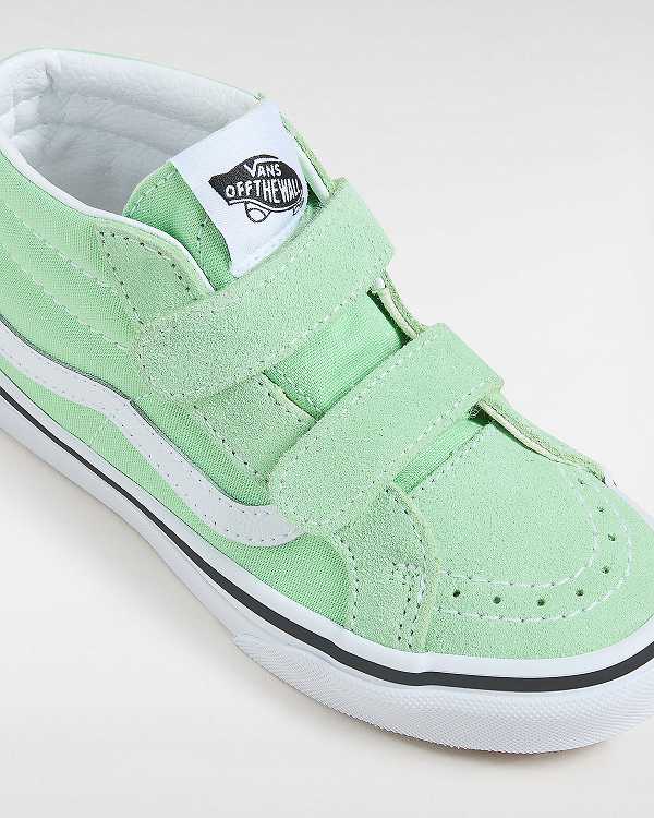 Green Kids' Vans SK8-Mid Reissue (4-8 years) Sneakers Canada | VN5734692