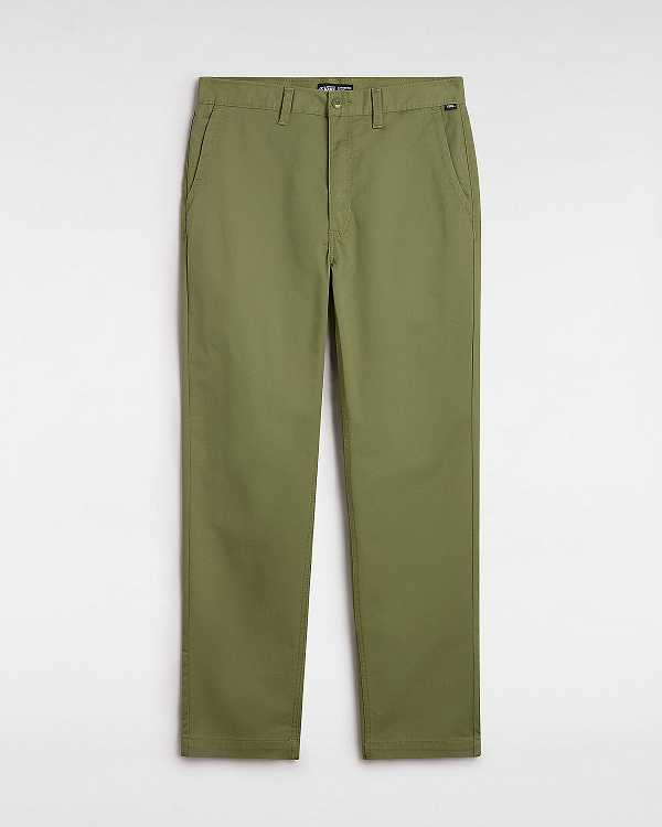 Green Men Vans Authentic Chino Relaxed Pants Canada | VN6740582