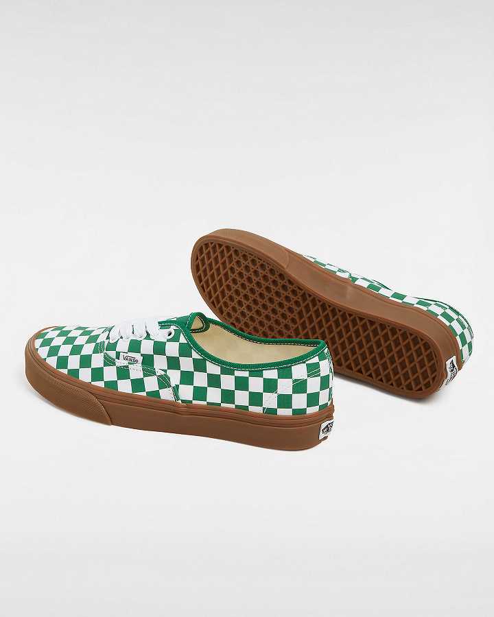 Green Men Vans Authentic Sneakers Canada | VN4617395