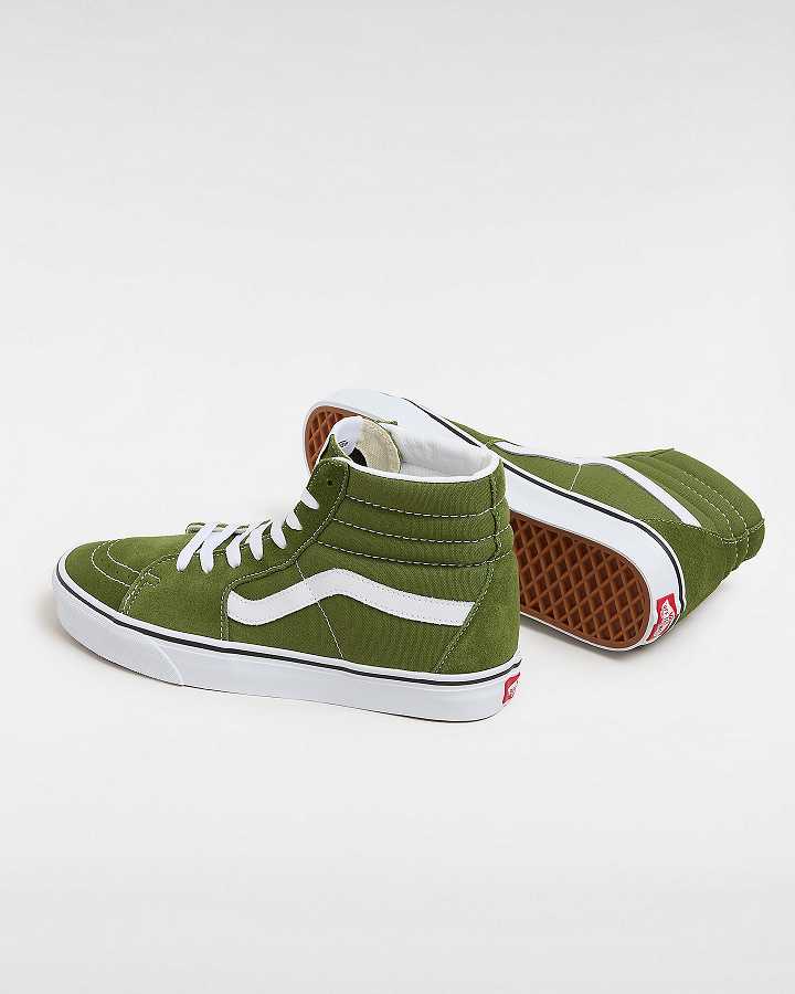 Green Men Vans Color Theory Sk8-Hi Sneakers Canada | VN4723059