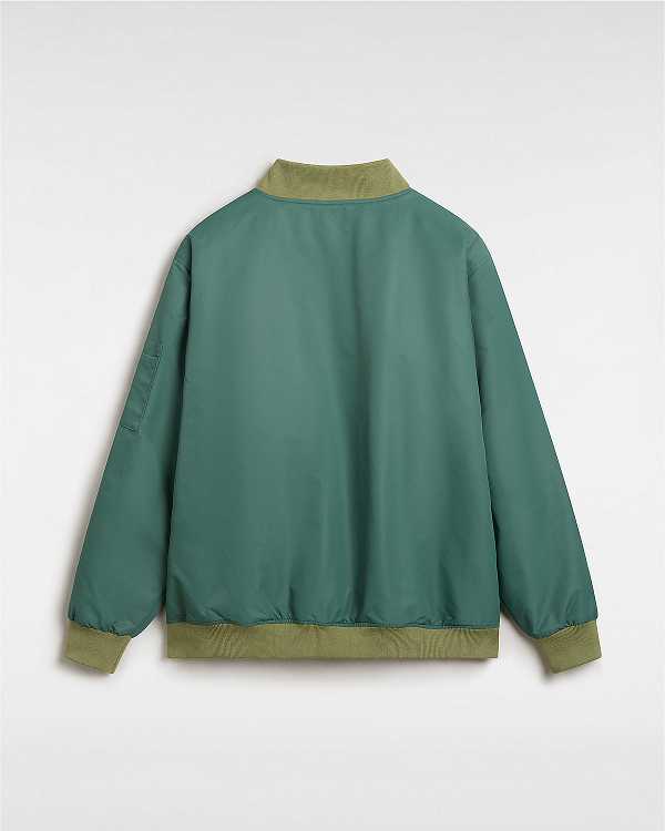 Green Men Vans Copley Bomber Jackets Canada | VN0213685
